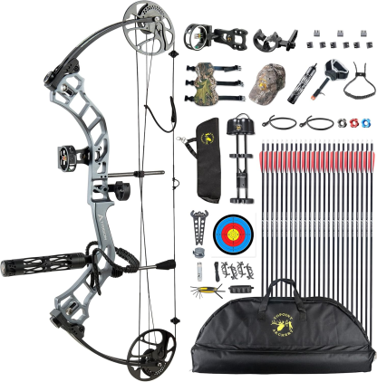 TOPOINT ARCHERY Trigon Hunting Compound Bow Set RH/LH