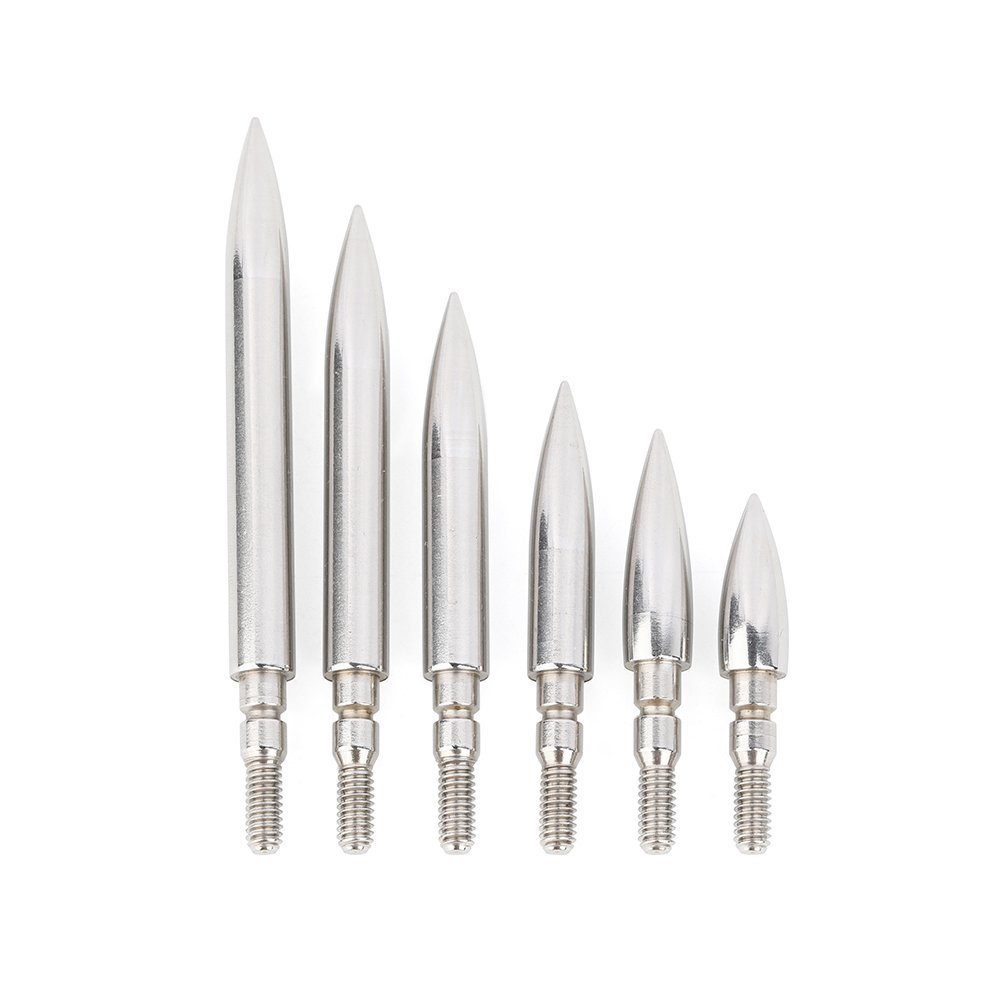 AME ARCHERY sStainless Steel 6.2 Target Tip(12pcs)
