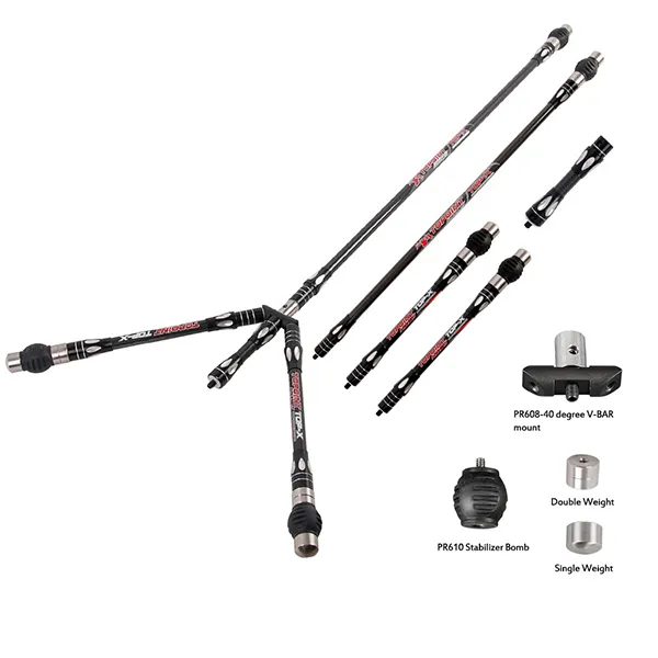 TOPOINT TOP-X PR633 Long Rod Stabilizer Combo Set