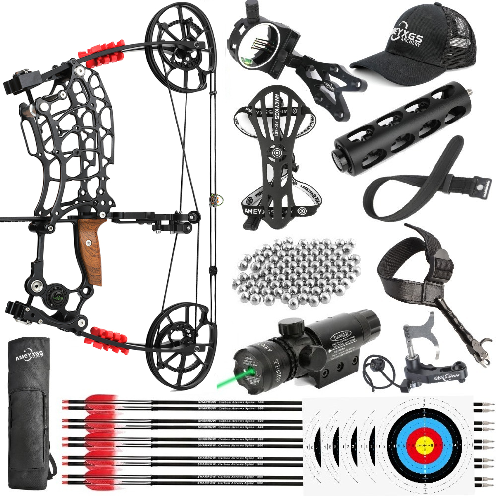 AME ARCHERY Nano Dual-Purpose Compound Bow  Full Accessory Kit