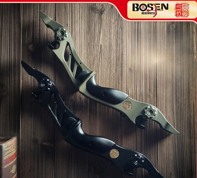 Bosen 17" Aluminum Alloy ILF Riser with 3D ABS Grip 