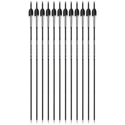 AME ARCHERY 5-Inch Dye Feather Carbon Arrows(12pcs)