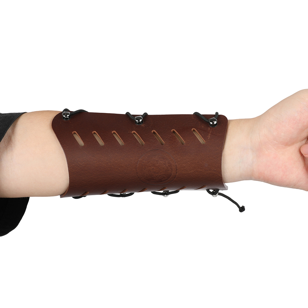 AME ARCHERY Full-Grain Tree Wax Leather Arm Guard