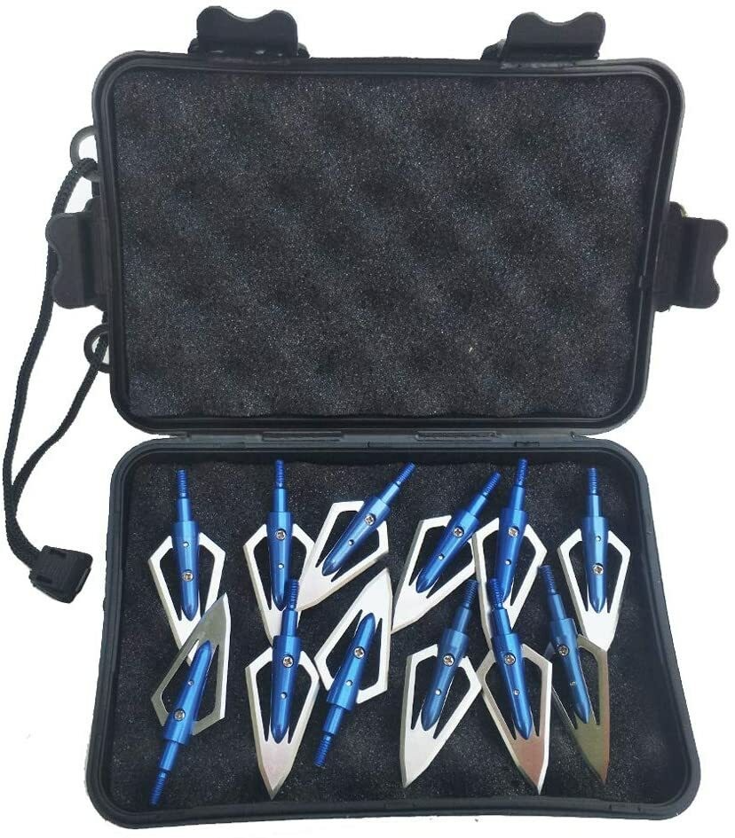  Hunting Blade Arrowheads Broadheads Tips Bow Shooting