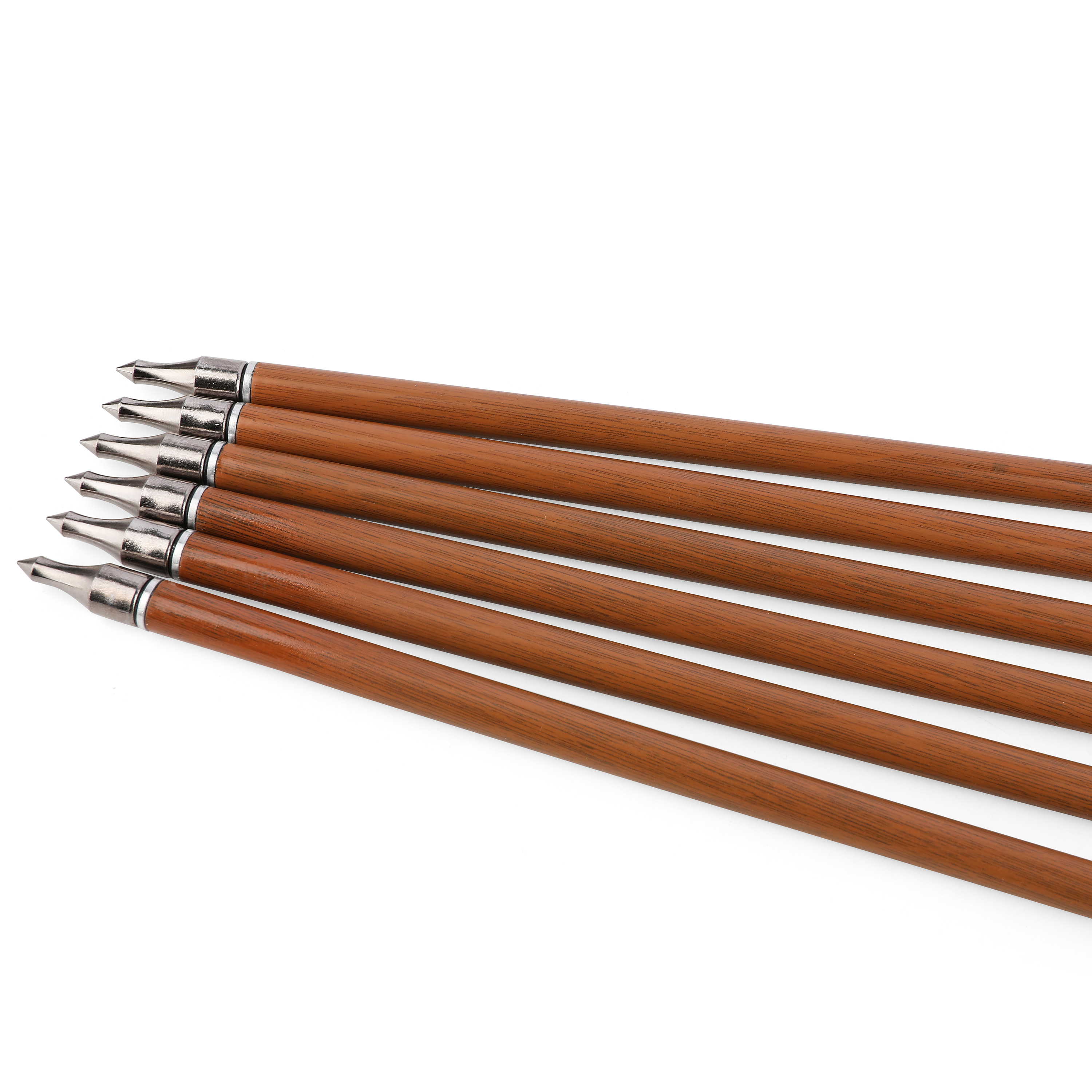 AME 30" Mixed Carbon Arrows, 12 pcs, 100 Grain, Teardrop Fletching