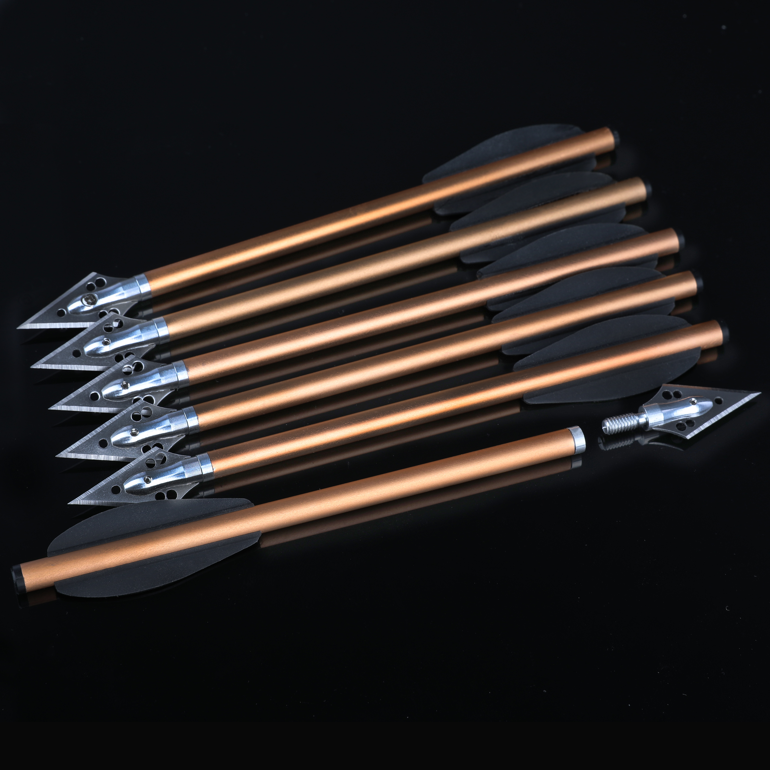 AME Arrow Bolts Aluminum Arrow Screw Arrowhead Archery Target