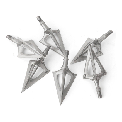 Q2 420 Stainless Steel Hunting Broadheads (12pcs) – 100 Grain