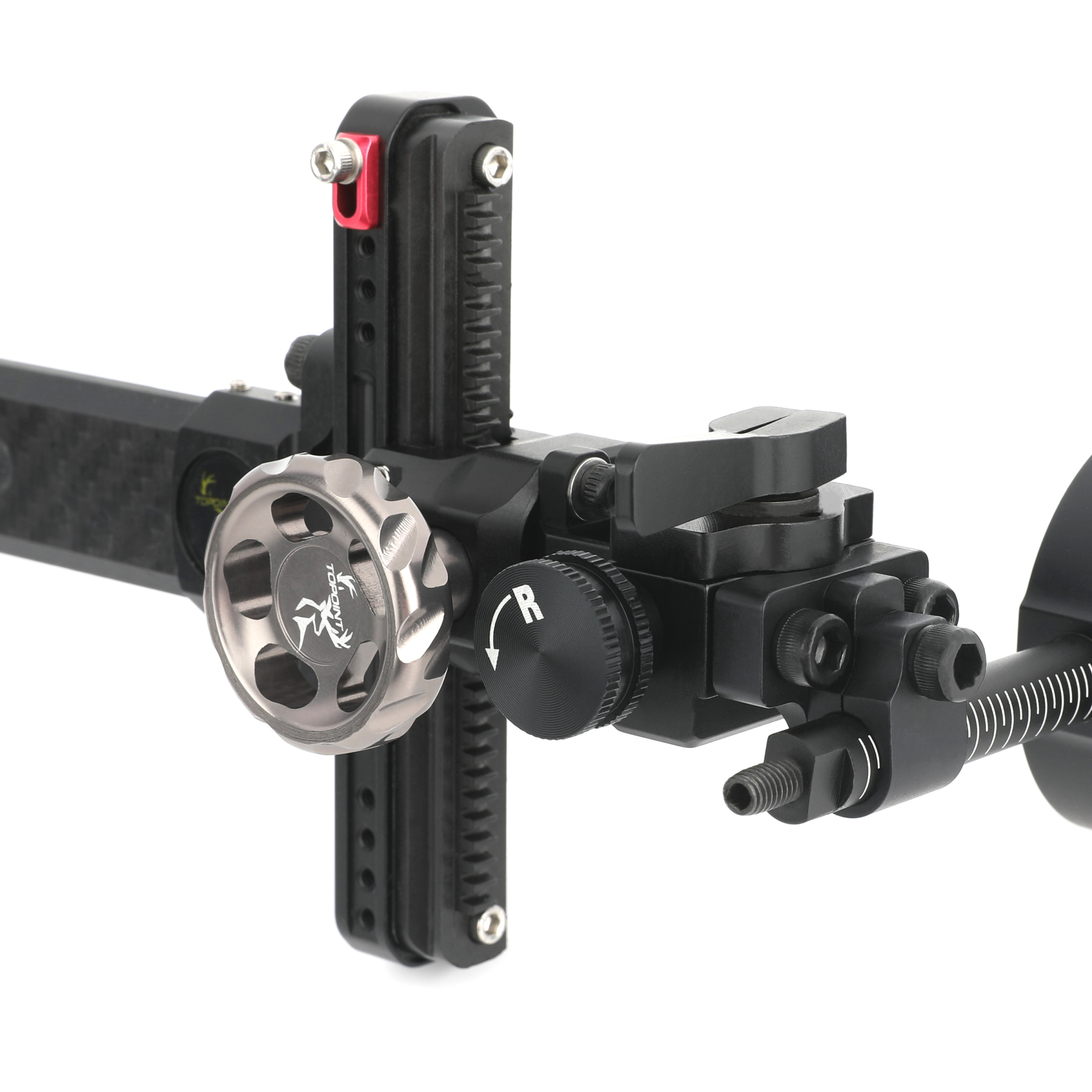 1 Pin Compound Bow Sight 0.019" Micro Fiber Archery Hunting