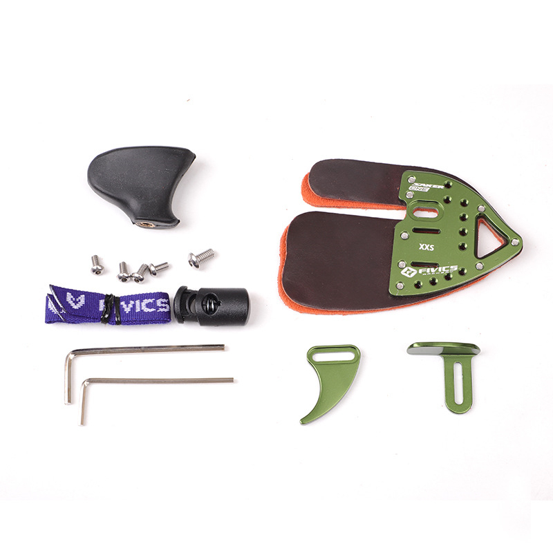 Fivics | Saker 1 Finger Tab for Outdoor Traning Olympic Archery 