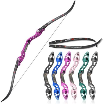 NIKA ET‑10 Tomahawk 62" ILF Hunting Recurve Bow Arrows Kit RH/LH