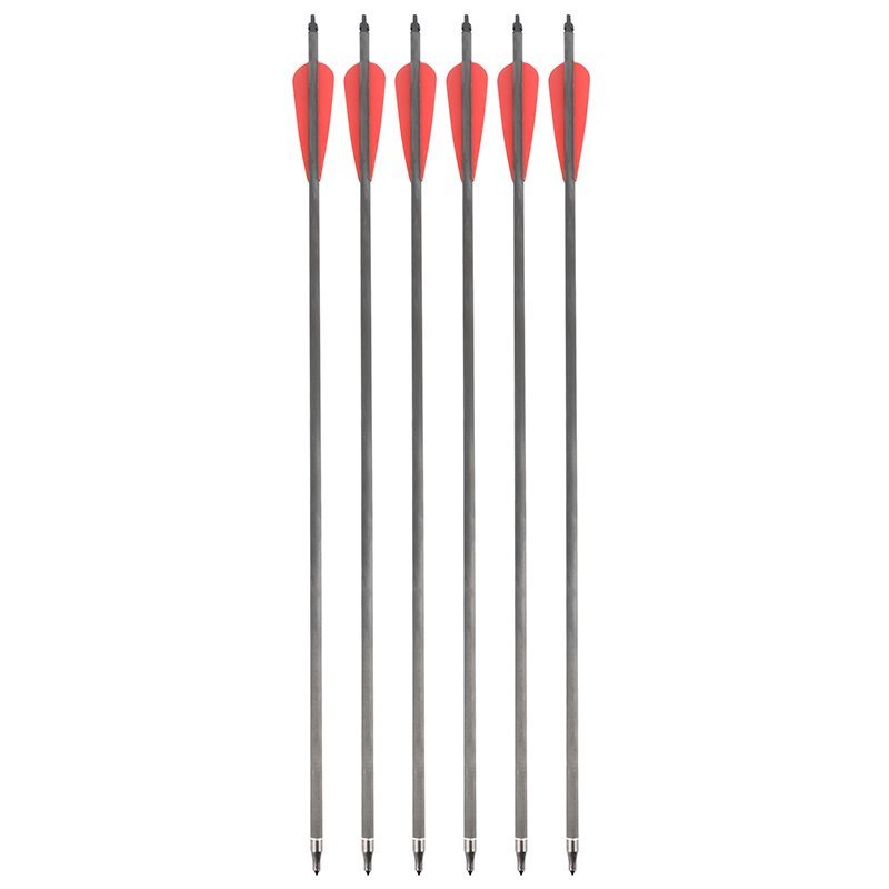 AME ARCHERY Carbon Arrows for Arrow Launcher (6pcs)