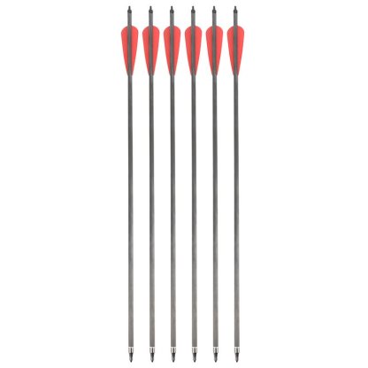AME ARCHERY Carbon Arrows for Arrow Launcher (6pcs)