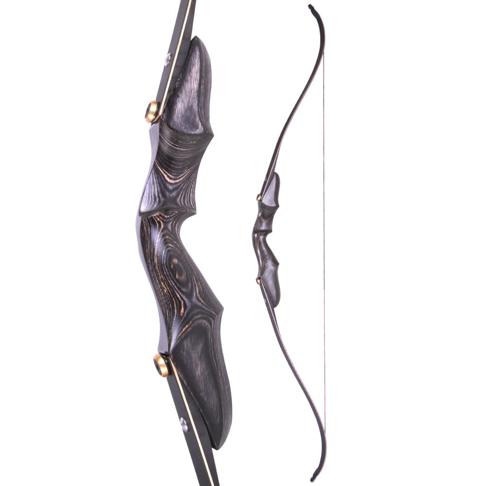 58" Traditional ILF Recurve Bow 20–50 lbs Wooden Takedown