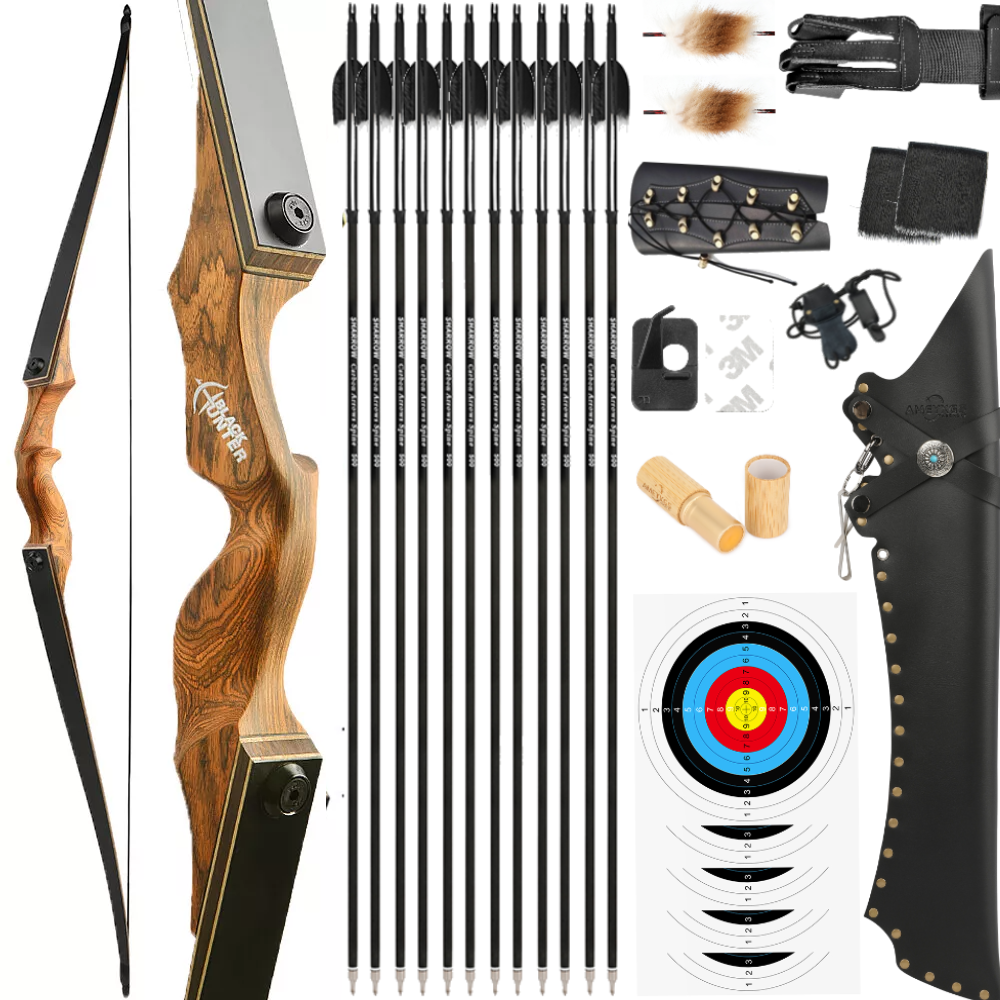 Blackhunter 60" Longbow Arrow Set  20-60lbs RH LH
