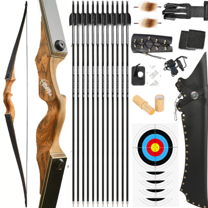 Blackhunter 60" Longbow Arrow Set  20-60lbs RH LH