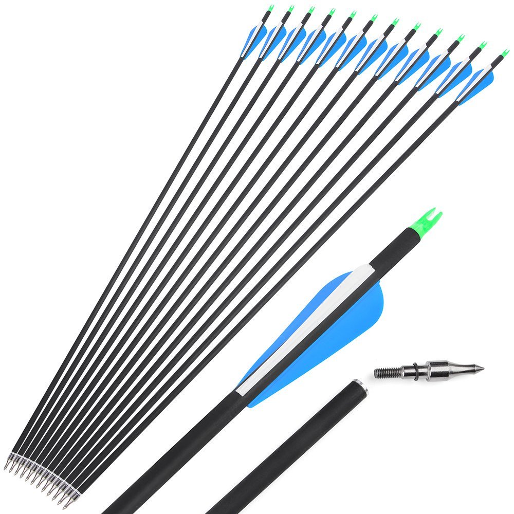 Clearance Sale Spine 500 Mix Carbon Arrows (12pcs)