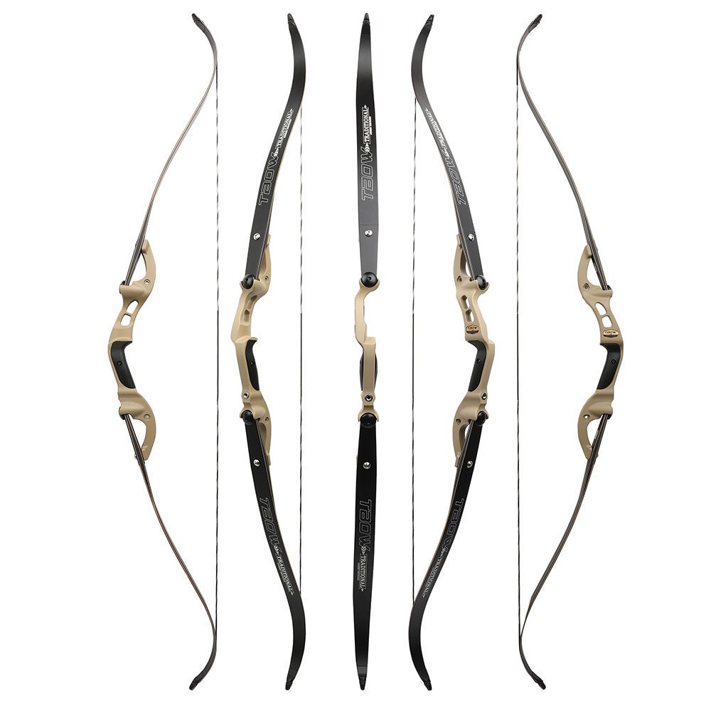 Junxing H3 Buffalo F Interface Hunting Recurve Bow – 25-60lbs, 62" with Full Hunting Kit