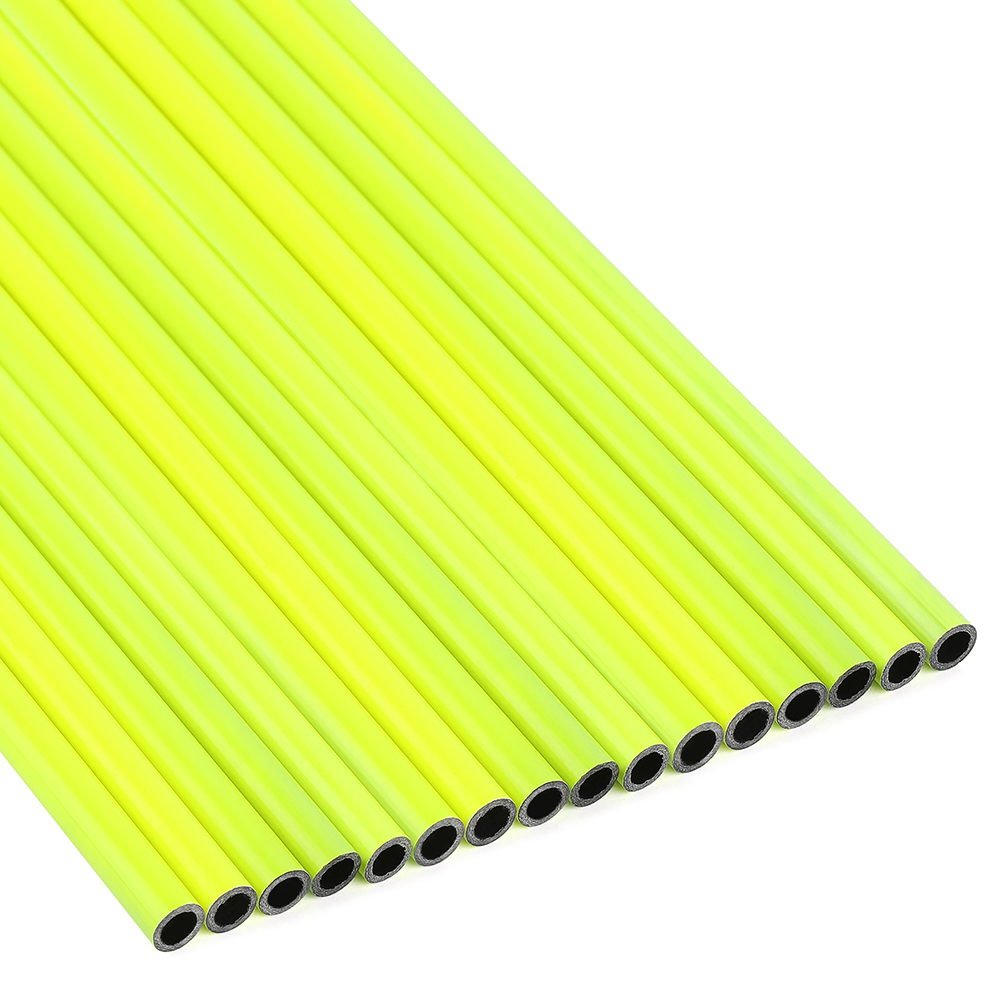 1500 Spine Mixed Carbon Arrows 30" with Yellow Fletching 12-Pack