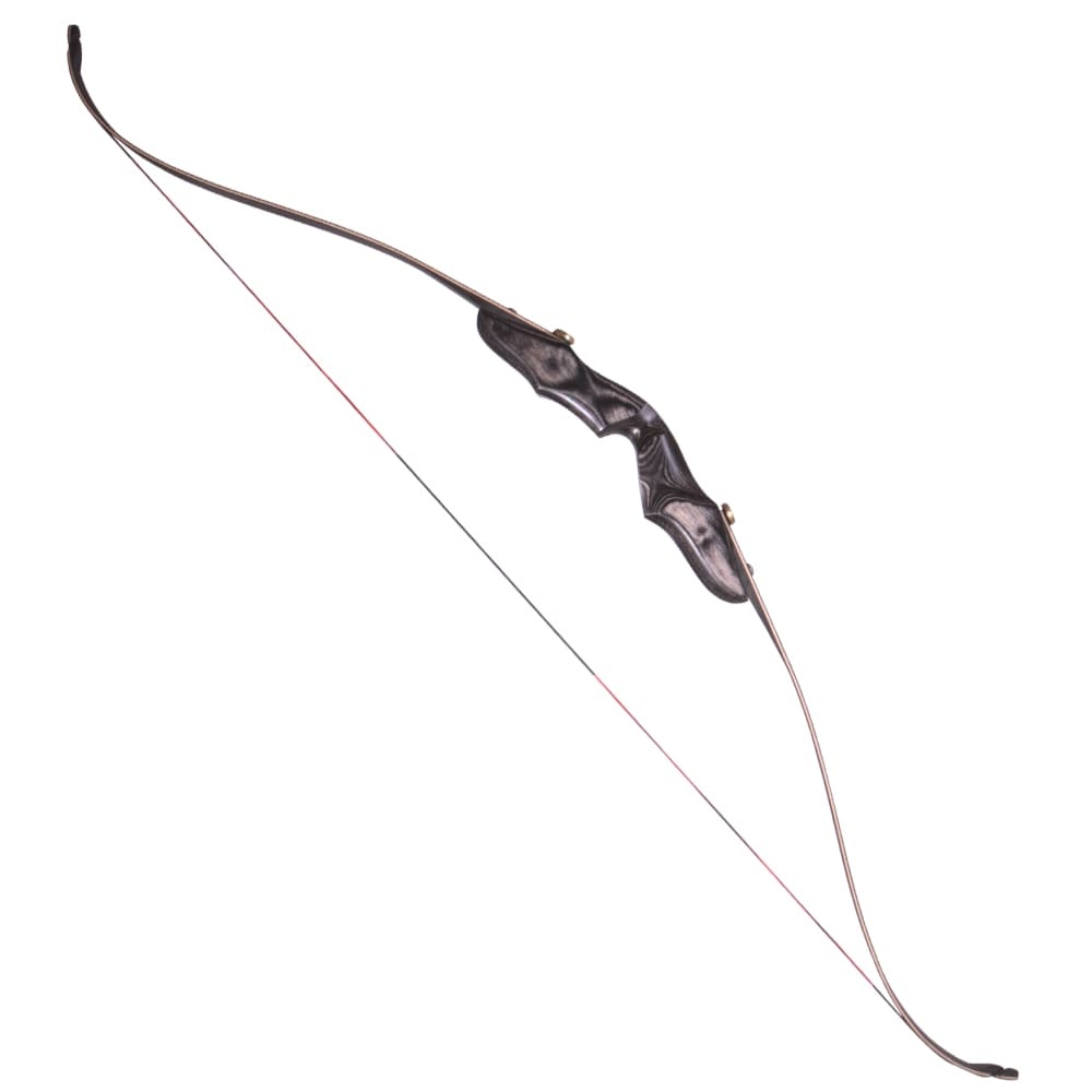 58" Traditional ILF Recurve Bow 20–50 lbs Wooden Takedown