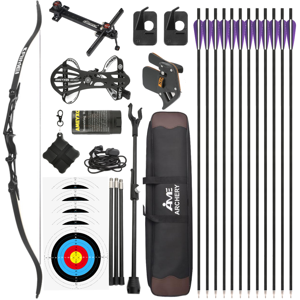 KAIMEI DRAGON Beginner Recurve Bow Archery Practice Set