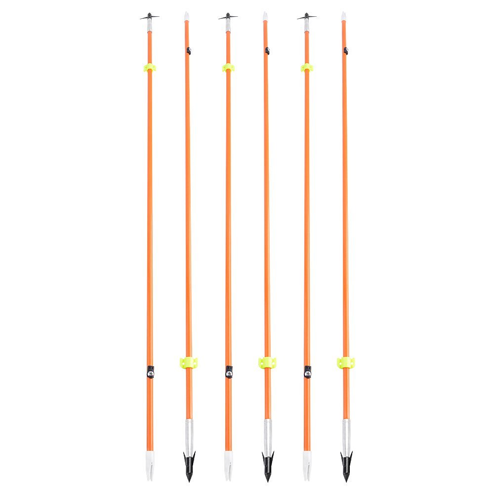 AME ARCHERY Orange Bowfishing Arrow (Upgraded Version with Screw Lock)