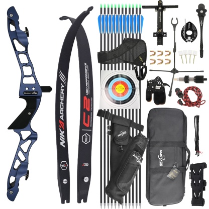 30/40/50bs Recurve Bow Kit Takedown Hunting Bow