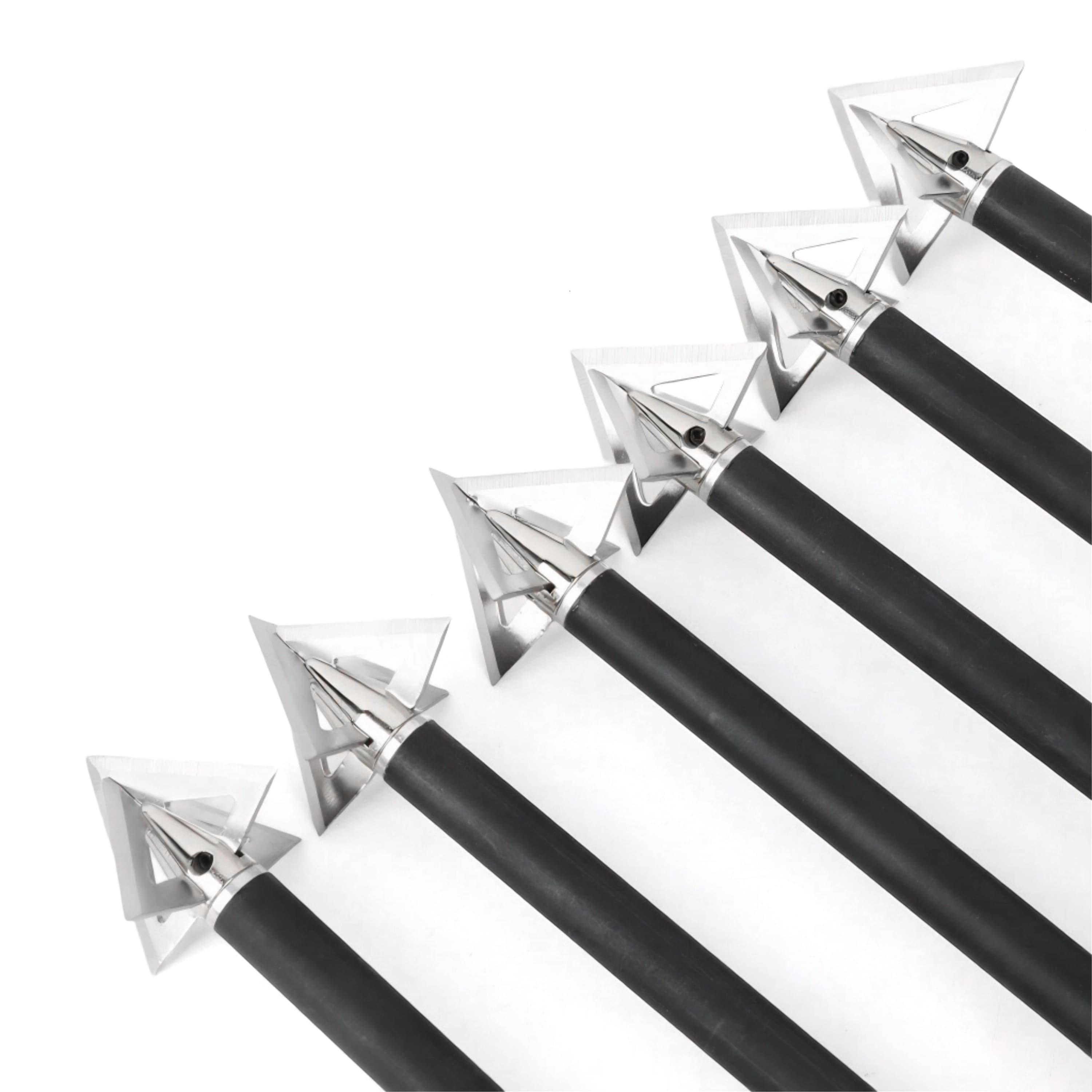 12X Archery Arrowhead 100gr Broadhead Screw-in Bow Hunting Shooting 