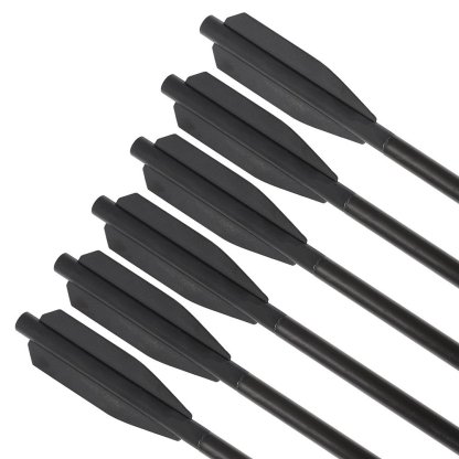 6.7-Inch Mini Crossbow Bolts – Aluminum Arrows with Removable Screw-in Broadhead(6pcs)