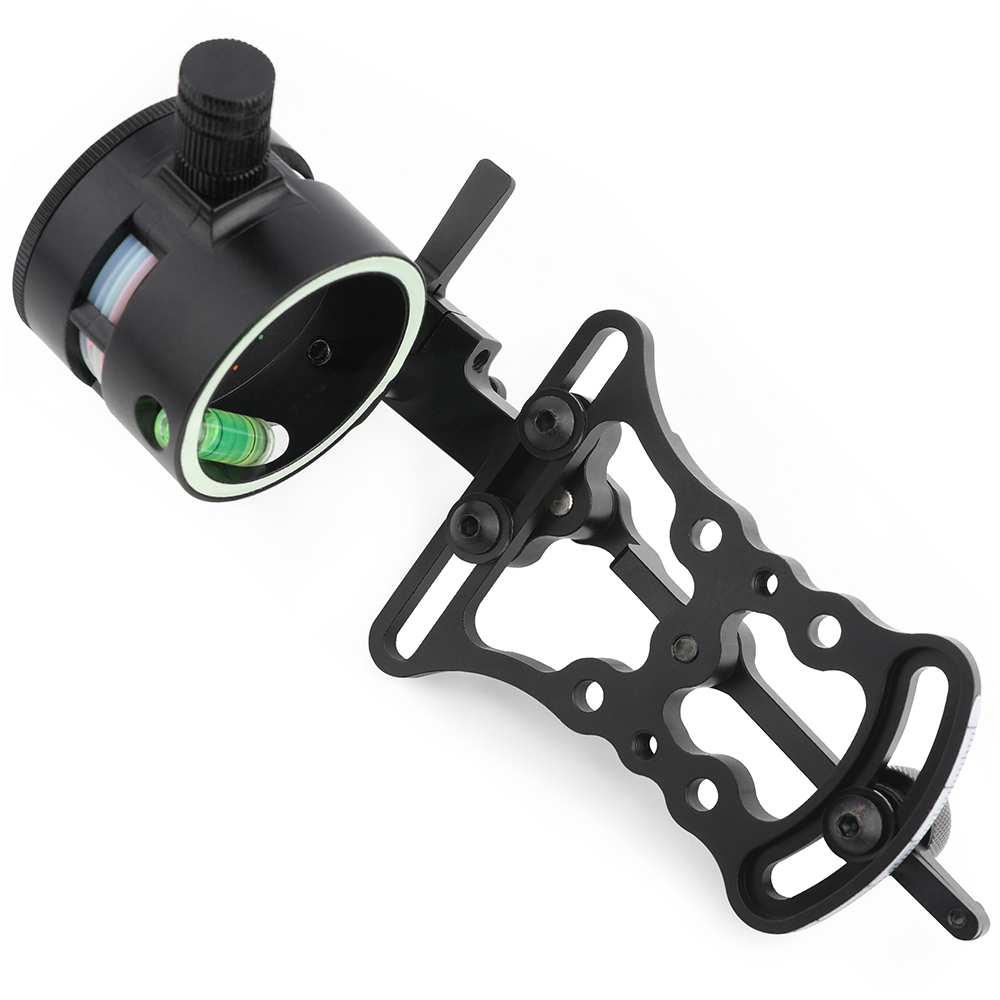 AME Dual-Pin Lever Sight – CNC Aluminum Adjustable Bow Sight with Fiber Optics