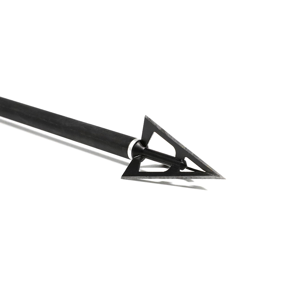 Black Widow Gen 2 Stainless Steel Arrow Broadhead Heavy-Duty for Hunting Arrows(12pcs)