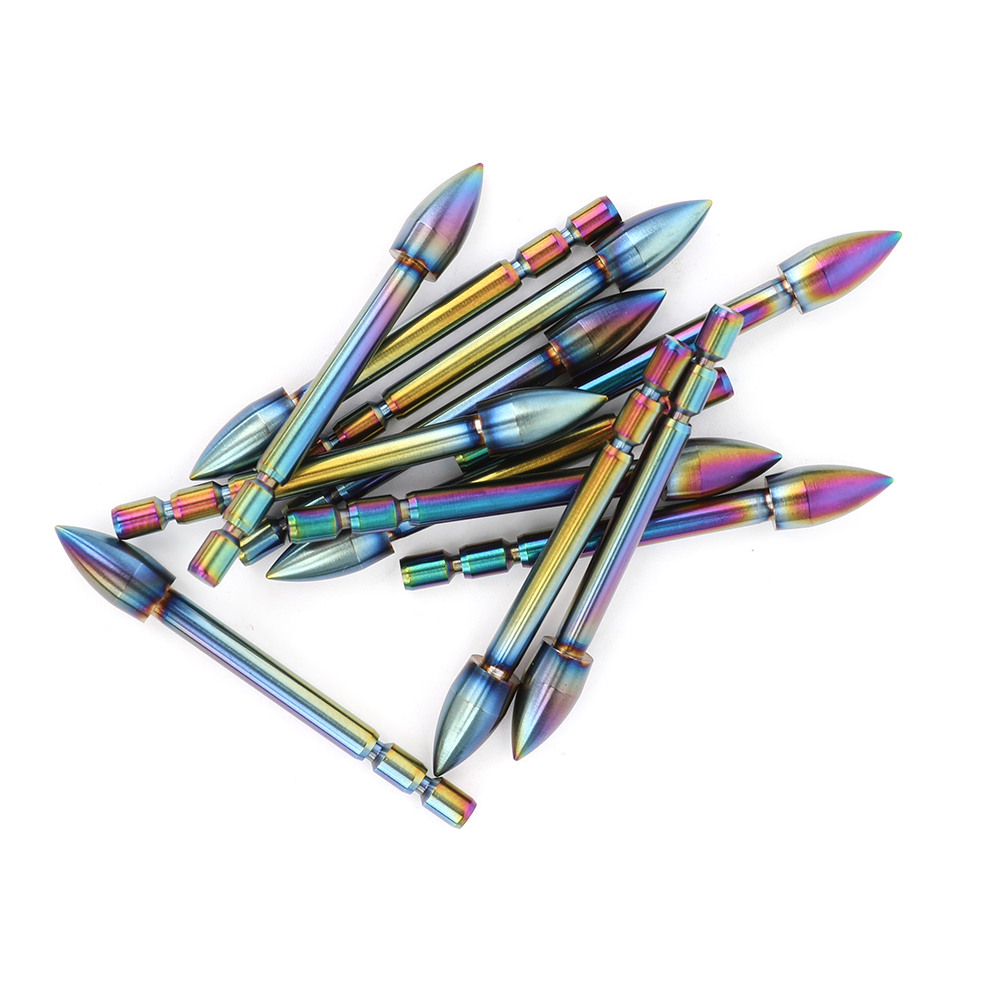 AME ARCHERY X10 Tungsten Steel Arrow Tips (12pcs)
