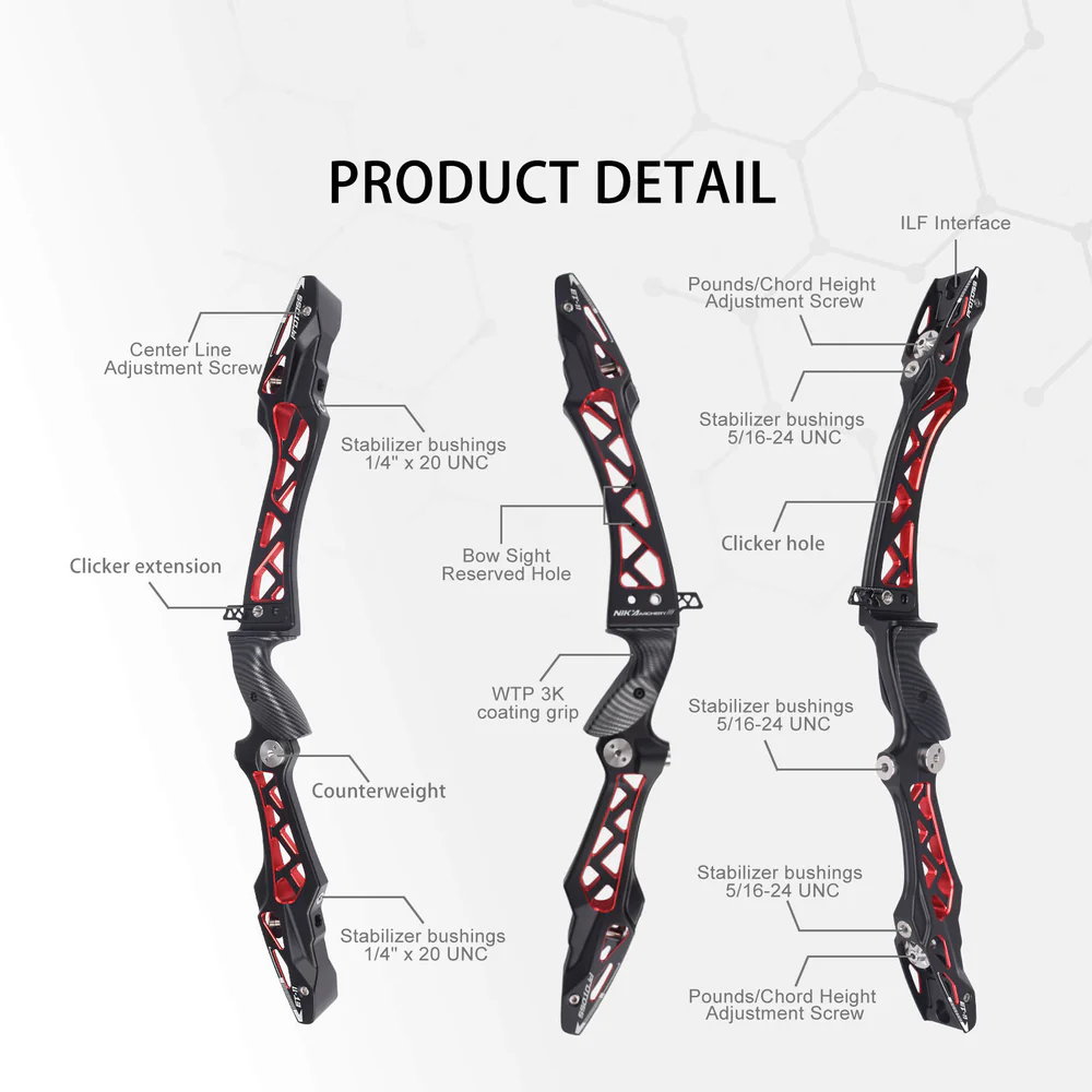 Nika-Archery ET-11 PROTOSS 25" CNC Machined Riser