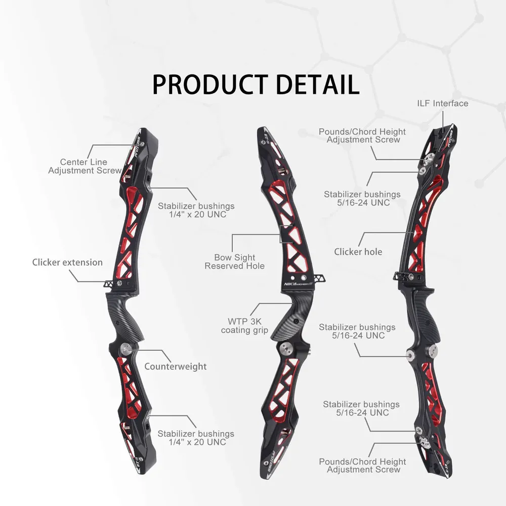 Nika-Archery ET-11 PROTOSS 25" CNC Machined Riser