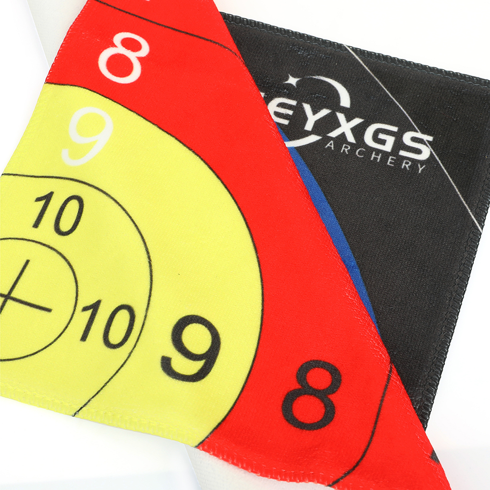 AME Target Ring Microfiber Towel