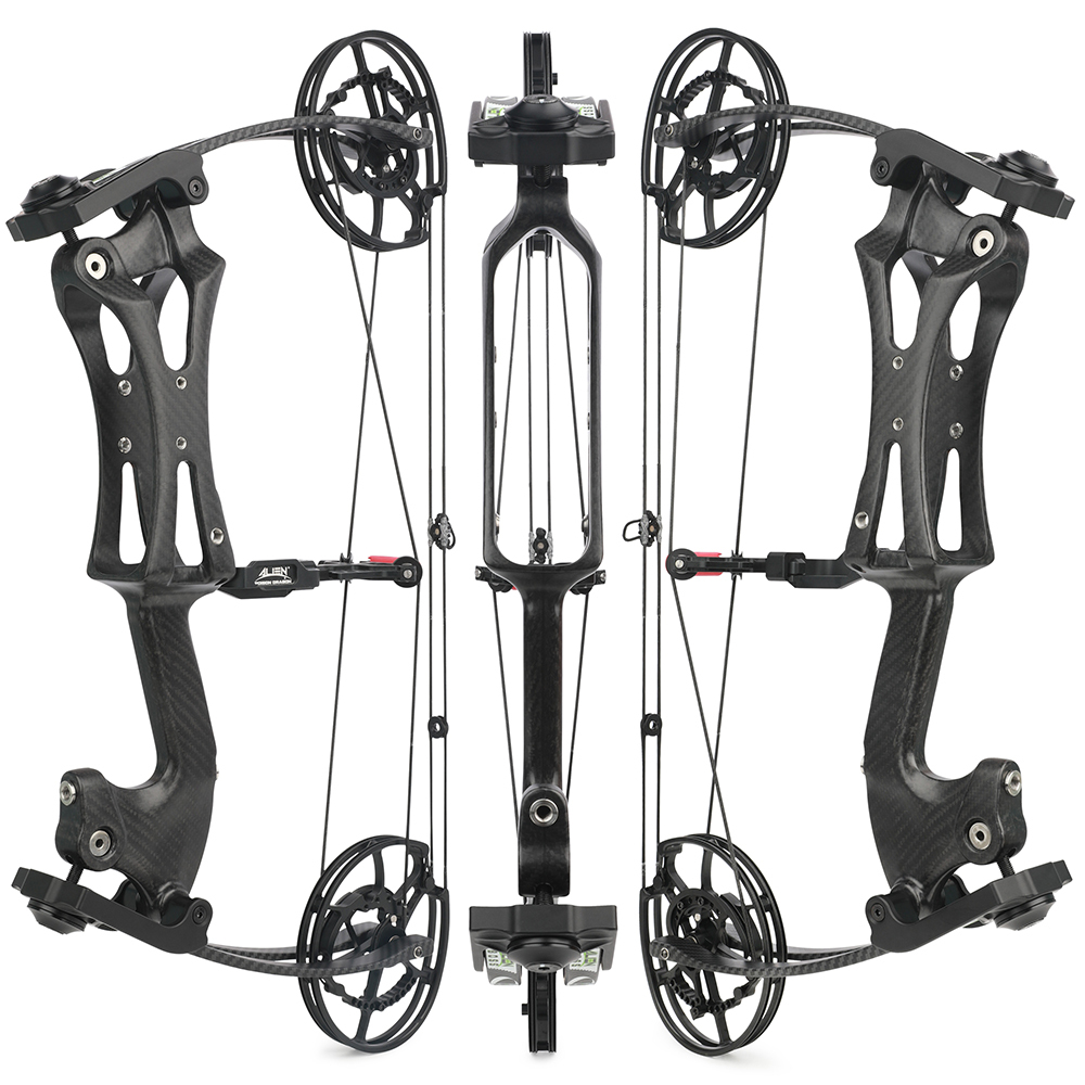  Venom Dual-Use Carbon Compound Bow Archery & Steel Ball Set