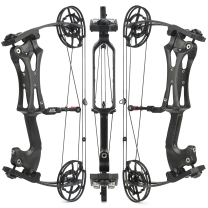  Venom Dual-Use Carbon Compound Bow Archery & Steel Ball Set