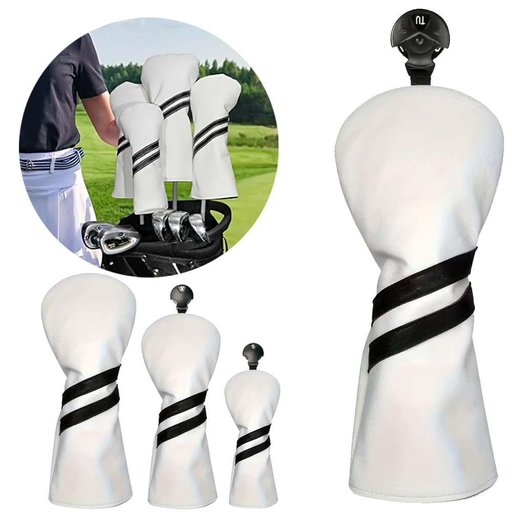 olf Club Headcover Golf Accessory PU Protector Gear Prevent Friction