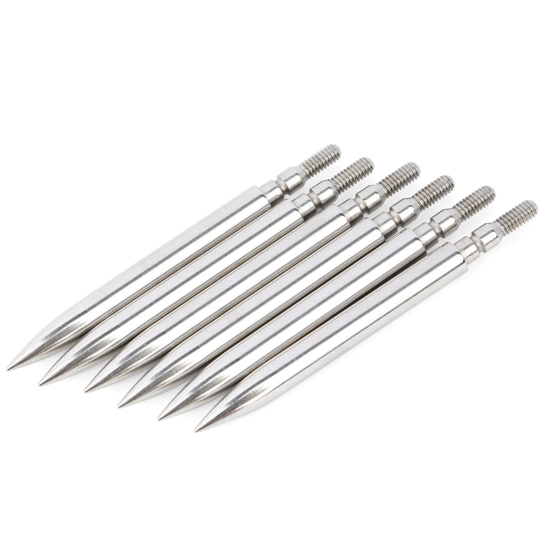 Archery Arrowhead Field Points Steel Arrow Tips 100-200gr Target 24X