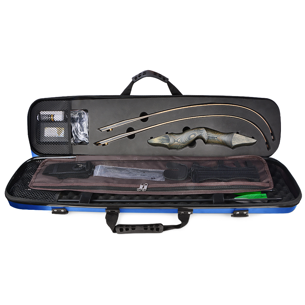 Black Hunter 60" Takedown Recurve Bow Box Set – 20-60lbs Right/Left Hand