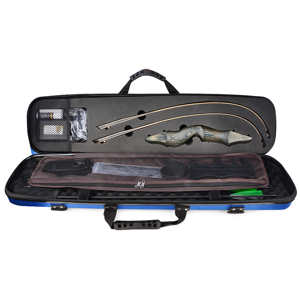 Black Hunter 60" Takedown Recurve Bow Box Set – 20-60lbs Right/Left Hand