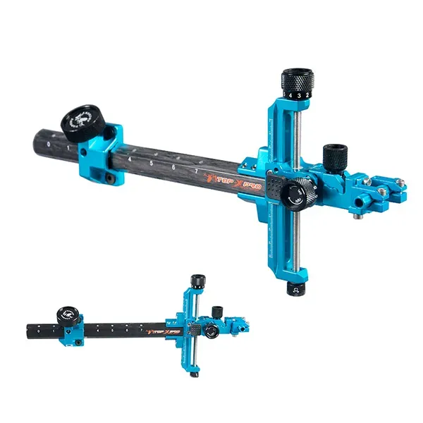 TOPOINT TP8810 Target Compound Bow Sight – 9" Extension, 3rd Axis Adjustable, Quick-Release, Multiple Colors