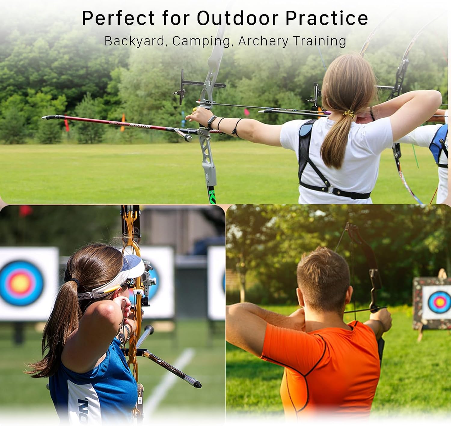 20" Straw Bow Target for Backyard Archery Practice Kit