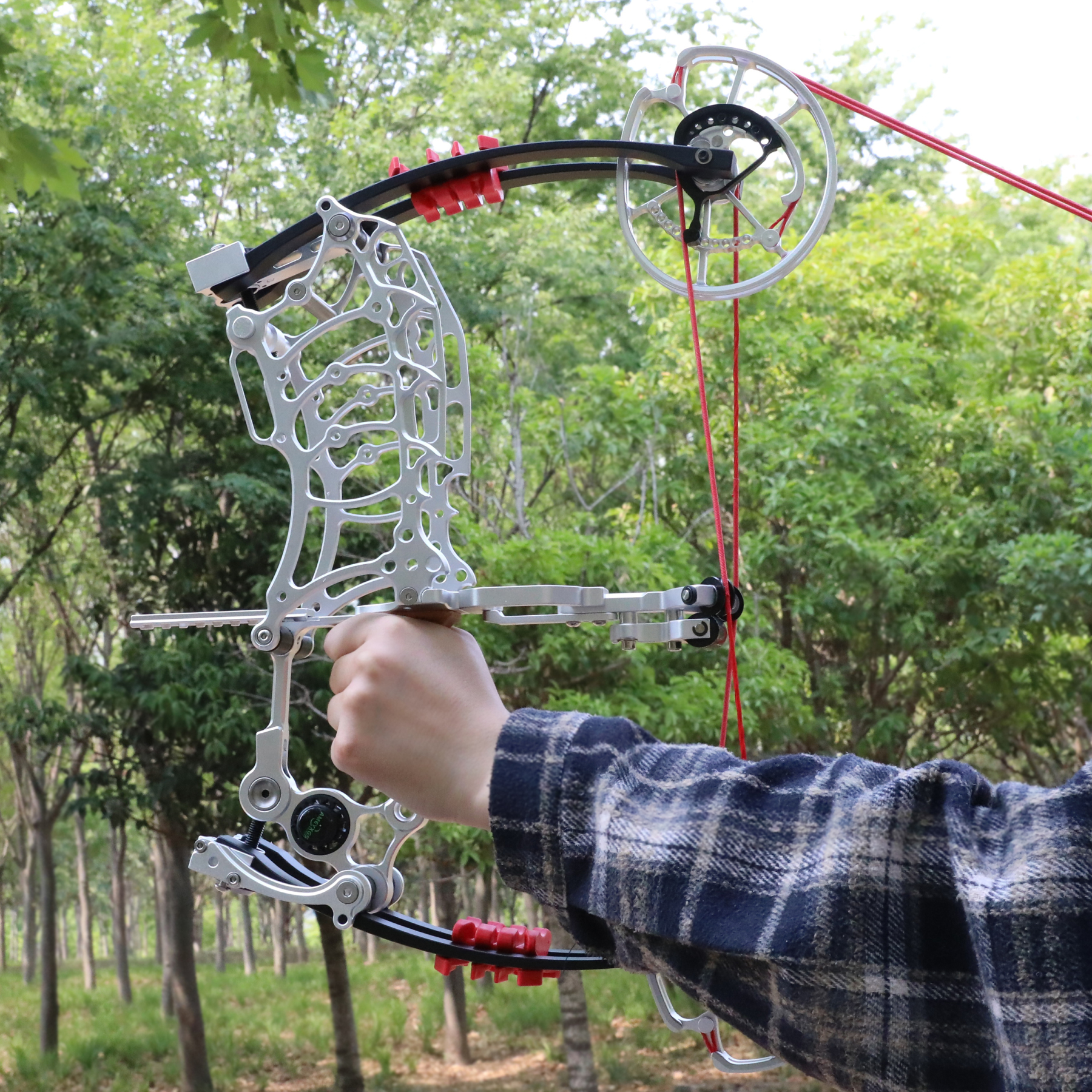 Nano Dual-Use Bow, 7075 Aviation Aluminum, 30-70 lbs, 420 FPS