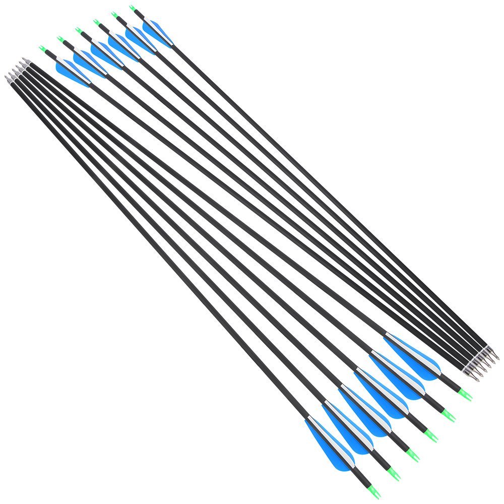 Clearance Sale Spine 500 Mix Carbon Arrows (12pcs)
