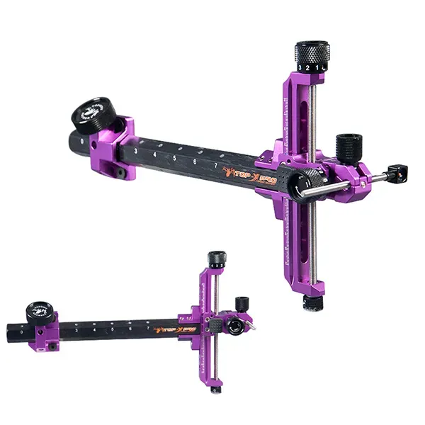 TOPOINT TP1003 Recurve Bow Sight – 9" Extension, Lightweight, Quick-Release, Multiple Colors