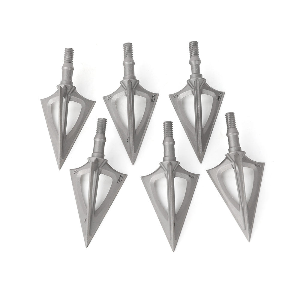 Q2 420 Stainless Steel Hunting Broadheads (12pcs) – 100 Grain