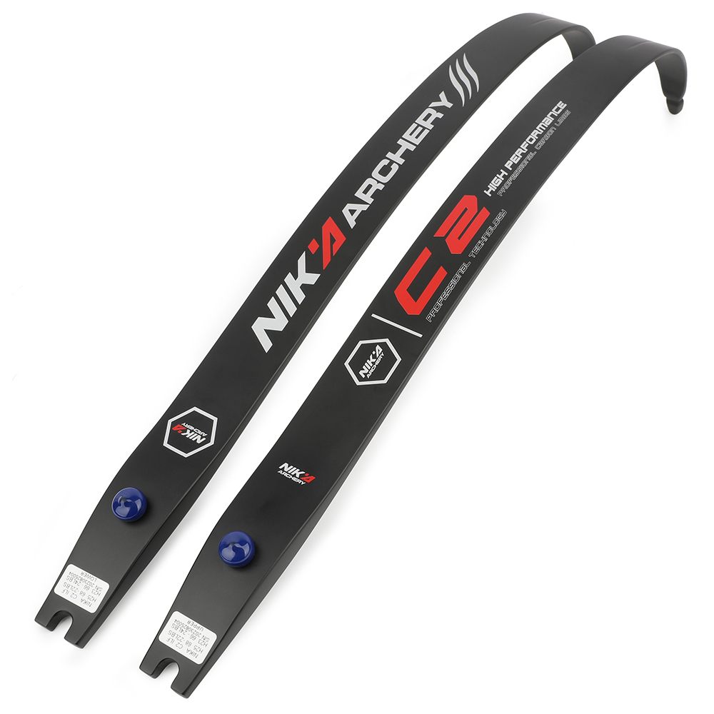  C2 ILF Recurve Bow Limbs – 25H@68", Carbon Fiber & Fiberglass, 12–50lbs