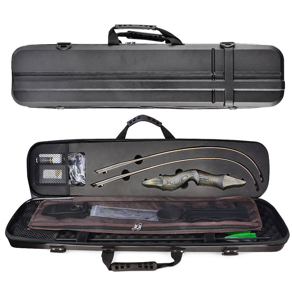 Black Hunter 60" Takedown Recurve Bow Box Set – 20-60lbs Right/Left Hand