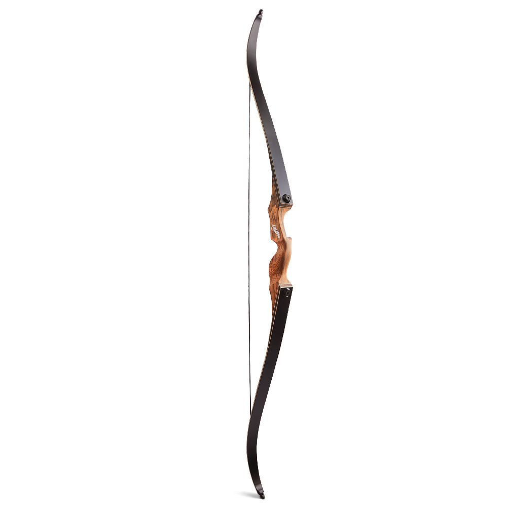 BLACK HUNTER Takedown Recurve Bow, 60", Brown, 40/60 lbs, Complete Archery Kit