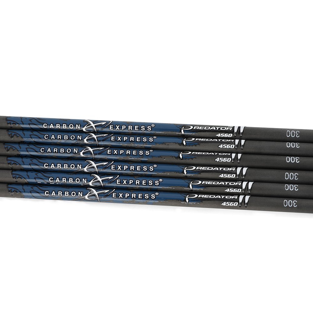 CARBON EXPRESS Pure Carbon Arrow Shaft – 31" Spine 300–700